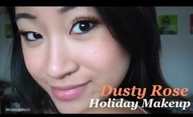 { Dusty Rose } Holiday Makeup