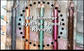 ELF 5-Piece Shimmer Eyeliner Set | Speed Review