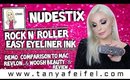 Nudestix Rock N' Roller Easy Eyeliner Ink | Demo, Comparisons & Review #SMH | Tanya Feifel