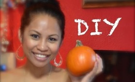 DIY Pumpkin Face & Hair Mask
