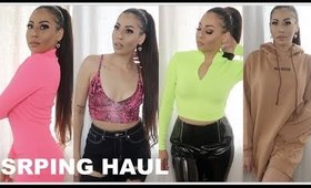 HUGE SPRING MISSGUIDED TRY ON HAUL