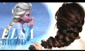 ★FROZEN ELSA'S messy BRAID HAIR TUTORIAL | CUTE HAIRSTYLES