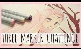 ♡ THE 3 MARKER CHALLENGE  ♡