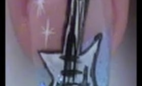 NailArt Design -  ♪♪♪ "Thank you for the Music" ♪♪♪