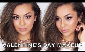 Valentine's Day Makeup Tutorial - Soft and Pretty Look - TrinaDuhra