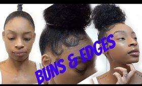 USING ALIEEXPRESS HAIR TO DO A BIG BUN  FT. Ali Sky Hair