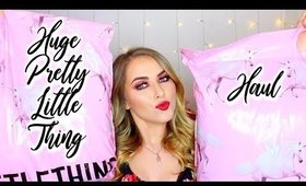 HUGE PRETTY LITTLE THING HAUL & TRY ON! | shivonmakeupbiz