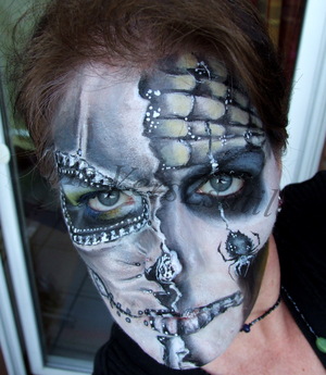 Sugar Skull Robot Ms VersZsatile
Please check out my fan page ----->

http://www.facebook.com/pages/Marys-MakeUp-Attempts-M-MUA/179344135415619?ref=ts
