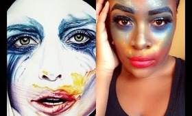 Lady GaGa "Applause" Video Inspired Makeup