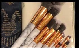 Makeup Brushes Set 10 PCs (Snow white) first look