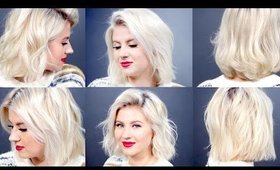 6 Curls/Waves For Short Hair With Curling Wand | Milabu