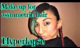 Make up for asymmetric hair with afi pt.2/HYPERLAPSE