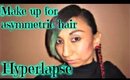 Make up for asymmetric hair with afi pt.2/HYPERLAPSE