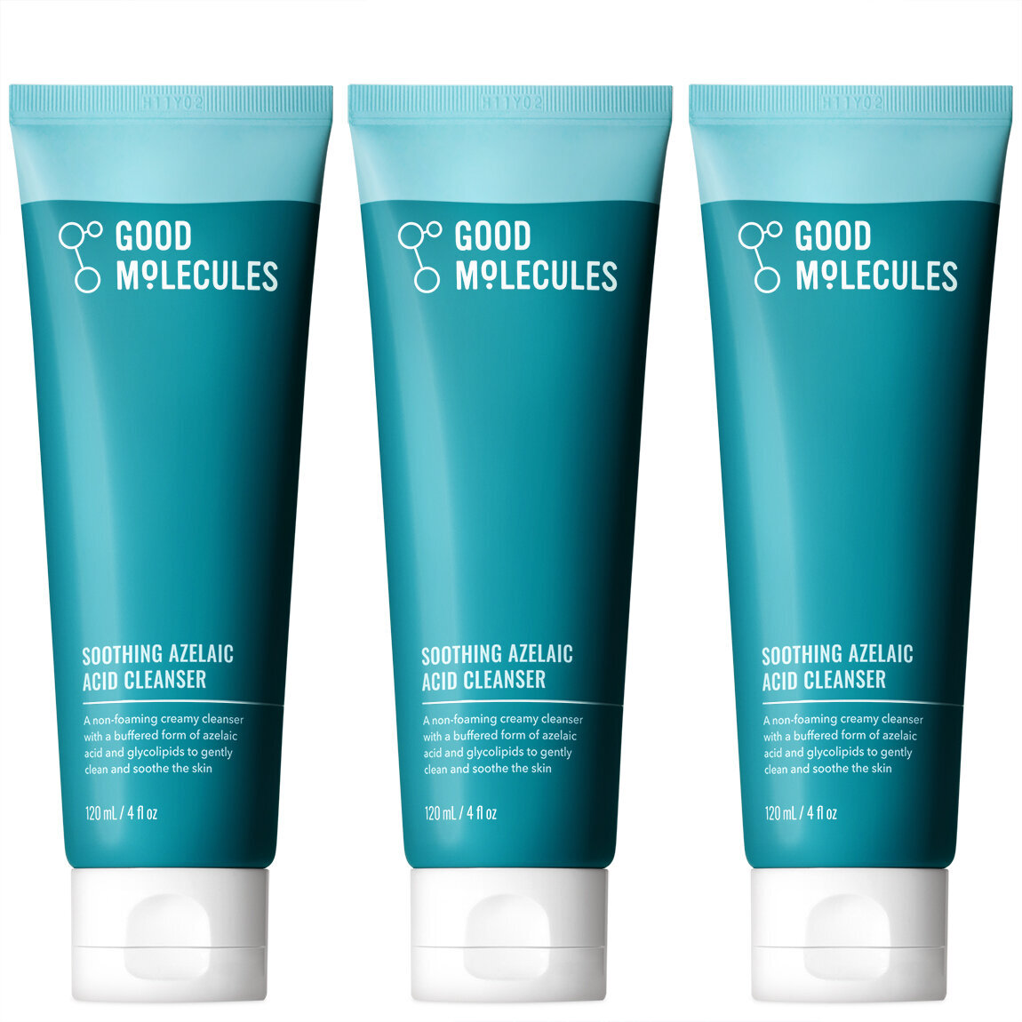 Good Molecules Soothing Azelaic Acid Cleanser 120ml (3-Pack