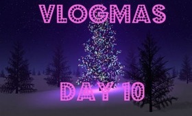 Vlogmas - Day 10 - Twas the night Before Christmas and lots of waffling + tiny haul (& Bloopers)