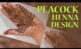 Peacock Henna/Mehndi Design