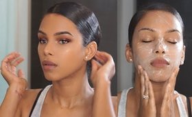 (All-in-One) Daily Radiant Skin Care & Beauty Routine + Sleek Hair in 3mins!