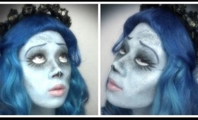 "Emily" The Corpse Bride Halloween Makeup Tutorial