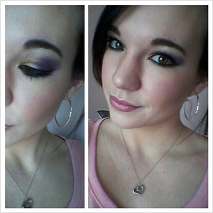 Purple and gold shadow