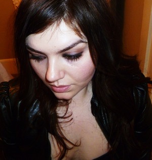 This is another darker, slightly vampy fall look.  I love dark, vampy, gothic looks.