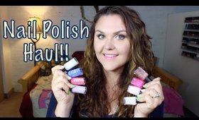 Nail Polish Haul! Sally Hansen, Wicked Polish, Whet Nails and MORE!