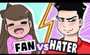 FAN vs HATER || DRAWING no DRAWING!!!!