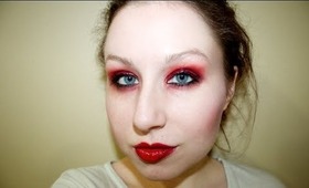 RED GLOSS EYEBALLS TUTORIAL