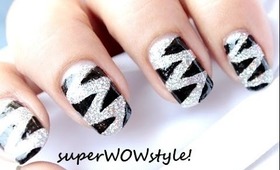 Silver Tiger Nail Art Designs - By superwowstyle
