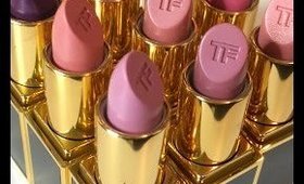 ★TOM FORD LIPS & BOYS LIPSTICK SWATCHES + REVIEW★