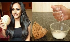 Stop Hair Loss Using Coconut