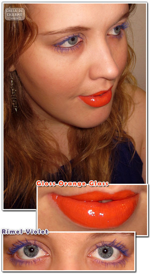 How to do: http://cheiadecharme.blog.br/rimel-roxo-gloss-laranja-make-b-inifinit/