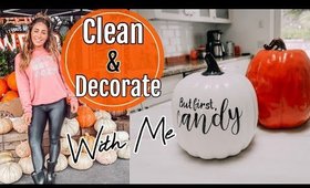 CLEAN + DECORATE WITH ME FOR FALL//OZTOBER 2019