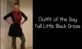 Outfit of the Day: Fall Little Black Dress