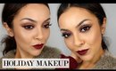 Holiday Makeup Tutorial | Red Smokey Eyes - TrinaDuhra