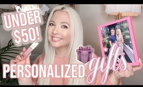 EASY PERSONALIZED GIFT IDEAS UNDER $50! | GIFT GUIDE 2019