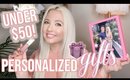EASY PERSONALIZED GIFT IDEAS UNDER $50! | GIFT GUIDE 2019