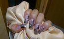 Quick, Abstract, Stripes Glitter Nail Art Design Tutorial - ♥ MyDesigns4You ♥