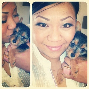 me & my puppy Theodore <3