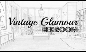 Vintage Glamour Bedroom