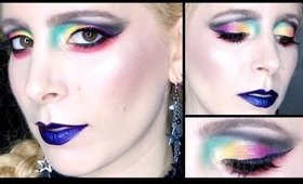 GRWM Star Trek Beyond Movie Holographic Rainbow Makeup ft Eye Kandy, Sugarpill & New NYX stuff