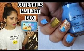 CUTENAILS NAILART TREASURE BOX MAY 2017 | UNBOXING + NAILART TUTORIAL | Stacey Castanha