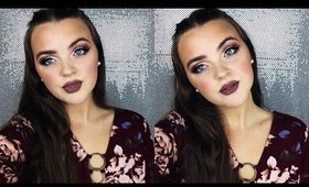 Mauve & Champagne smokey eye | Dramatic Spring Makeup Look