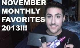 NOVEMBER BEAUTY FAVORITES 2013!!