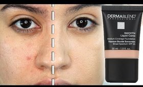 Dermablend Smooth Liquid Camo Foundation Wear Test (30N Camel) 12 Days of Foundation Day 9