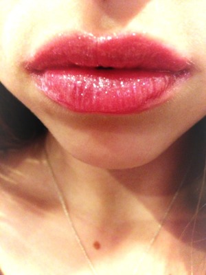 Tried my new lip gloss