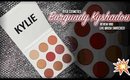 Kylie Cosmetics l ⭐️ l Kyshadow Burgundy Palette l ⭐️ l Review + Live Brush Swatches!