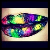 Paint Spattered Lips!