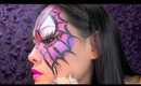 Quick Spider Girl Mask Face Paint Tutorial