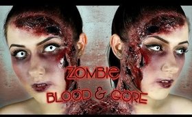 Zombie/Blood & Gore Halloween Make Up Tutorial