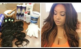 How To Highlight Extensions- Bele Virgin Hair